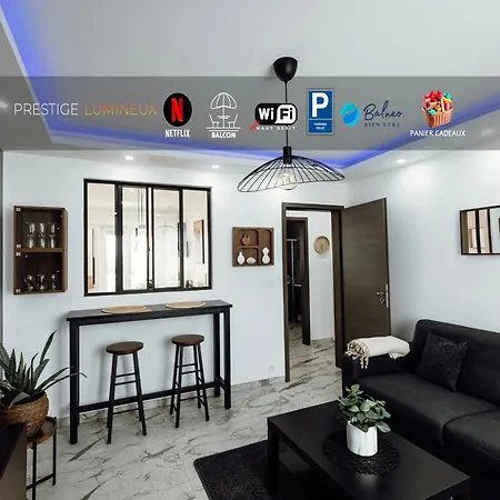 Διαμέρισμα Prestige Lumineux Jacuzzi Parking Prive *